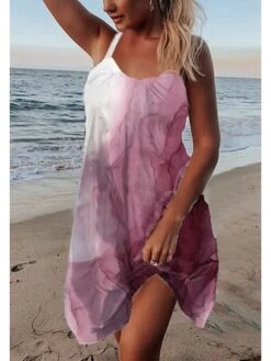 Women's Casual Dress Slip Dress Mini Dress Blue Purple Green Sleeveless Color Gradient Print Summer Spring Spaghetti Strap Vacation Loose Fit 2023 S M L XL XXL 3XL 5 Women's Casual Dress Slip Dress Mini Dress Blue Purple Green Sleeveless Color Gradient Print Summer Spring Spaghetti Strap Vacation Loose Fit 2023 S M L XL XXL 3XL -Casual Print Dress Sales abmijy1655193559915
