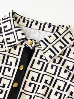 Women's Shirt Dress Casual Dress Sheath Dress Mini Dress Outdoor Daily Date Cotton Polyester Fashion Modern Shirt Collar Patchwork Button Long Sleeve Fall 2023 Regular Fit Blue Khaki Letter S M L XL 26 Women's Shirt Dress Casual Dress Sheath Dress Mini Dress Outdoor Daily Date Cotton Polyester Fashion Modern Shirt Collar Patchwork Button Long Sleeve Fall 2023 Regular Fit Blue Khaki Letter S M L XL -Casual Print Dress Sales aigilv1693454129264