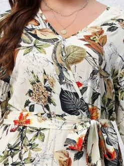Women's Casual Dress Swing Dress Print Dress Leaf Floral Ruffle Print V Neck Long Dress Maxi Dress Fashion Streetwear Outdoor Daily Long Sleeve Regular Fit Blue Apricot Fall Winter XL XXL 3XL 4XL 25 Women's Casual Dress Swing Dress Print Dress Leaf Floral Ruffle Print V Neck Long Dress Maxi Dress Fashion Streetwear Outdoor Daily Long Sleeve Regular Fit Blue Apricot Fall Winter XL XXL 3XL 4XL -Casual Print Dress Sales asygbg1697539484685