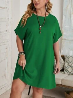 Women‘s Plus Size Curve Casual Dress T Shirt Dress Tee Dress Shift Dress Solid Color Midi Dress Short Sleeve Crew Neck Basic Daily Black Red Spring Summer L 3XL 4XL 5XL 6XL 33 Women‘s Plus Size Curve Casual Dress T Shirt Dress Tee Dress Shift Dress Solid Color Midi Dress Short Sleeve Crew Neck Basic Daily Black Red Spring Summer L 3XL 4XL 5XL 6XL -Casual Print Dress Sales axitjn1672223217640