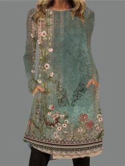 Women's Casual Dress Casual Dress T Shirt Dress Tee Dress Animal Floral Pocket Print Crew Neck Mini Dress Vacation Basic Outdoor Daily Long Sleeve Regular Fit Black Blue Khaki Fall Winter S M L XL XXL 5 Women's Casual Dress Casual Dress T Shirt Dress Tee Dress Animal Floral Pocket Print Crew Neck Mini Dress Vacation Basic Outdoor Daily Long Sleeve Regular Fit Black Blue Khaki Fall Winter S M L XL XXL -Casual Print Dress Sales bbibcw1666927461175