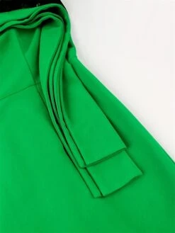 Women's Plus Size Curve Party Dress Work Dress Bodycon Color Block Long Dress Maxi Dress Long Sleeve Lace Ruffle V Neck Fashion Party Green Fall Winter XL XXL 3XL 4XL -Casual Print Dress Sales bhjnro1694425972814