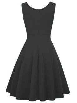 Women‘s Christmas Party Dress Swing Dress Green Dress Midi Dress Black White Wine Sleeveless Pure Color Ruched Summer Spring Fall V Neck Party Party Wedding Guest 2022 S M L XL XXL -Casual Print Dress Sales bpmrjr1635432110836