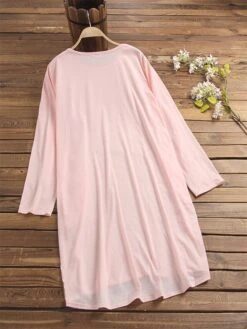 Women‘s Plus Size Curve T Shirt Dress Tee Dress Plain Crew Neck Long Sleeve Fall Winter Hot Knee Length Dress Casual Daily Dress -Casual Print Dress Sales bprgir1626678908422