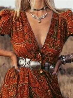 Women's Swing Dress Boho Dress Long Dress Maxi Dress Tribal Ethnic Blue Red Brown Short Sleeve Floral Button Split Print Spring Summer V Neck Casual Belt Not Included Loose Fit 2023 S M L XL XXL 3XL 12 Women's Swing Dress Boho Dress Long Dress Maxi Dress Tribal Ethnic Blue Red Brown Short Sleeve Floral Button Split Print Spring Summer V Neck Casual Belt Not Included Loose Fit 2023 S M L XL XXL 3XL -Casual Print Dress Sales bsyqth1647503920794
