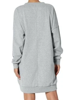 Women's Casual Dress Sweatshirt Dress Shift Dress Mini Dress Pocket Outdoor Street Daily Active Fashion V Neck Long Sleeve 2023 Loose Fit Black Wine Dark Grey Color S M L XL XXL Size 39 Women's Casual Dress Sweatshirt Dress Shift Dress Mini Dress Pocket Outdoor Street Daily Active Fashion V Neck Long Sleeve 2023 Loose Fit Black Wine Dark Grey Color S M L XL XXL Size -Casual Print Dress Sales bxilsm1694591874932