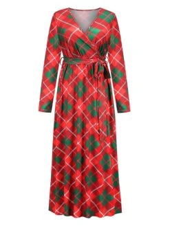 Women's Christmas Casual Dress Sheath Dress Light Pink Green Black Long Sleeve With Belt Winter Fall Autumn V Neck 2022 S M L XL 2XL 11 Women's Christmas Casual Dress Sheath Dress Light Pink Green Black Long Sleeve With Belt Winter Fall Autumn V Neck 2022 S M L XL 2XL -Casual Print Dress Sales bzajmn1667979815438