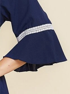 Women's Plus Size Curve Casual Dress Swing Dress A Line Dress Plain Long Dress Maxi Dress 3/4 Length Sleeve Patchwork Plus High Low Crew Neck Fashion Outdoor Dark Blue Fall Winter XL XXL 3XL 4XL 11 Women's Plus Size Curve Casual Dress Swing Dress A Line Dress Plain Long Dress Maxi Dress 3/4 Length Sleeve Patchwork Plus High Low Crew Neck Fashion Outdoor Dark Blue Fall Winter XL XXL 3XL 4XL -Casual Print Dress Sales cjovgh1695266916914