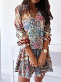 Women's Boho Dress Long Dress Maxi Dress Red Blue Purple Long Sleeve Print Print Summer Spring V Neck Casual Winter Dress Fall Dress Loose Fit Linen XS S M L XL 2XL 3XL 23 Women's Boho Dress Long Dress Maxi Dress Red Blue Purple Long Sleeve Print Print Summer Spring V Neck Casual Winter Dress Fall Dress Loose Fit Linen XS S M L XL 2XL 3XL -Casual Print Dress Sales cmlgvl1663049689412