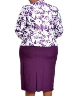 Women‘s Plus Size Curve Work Dress Floral Crew Neck 3/4 Length Sleeve Spring Fall Work Elegant Knee Length Dress Work Work Dress Dress Dress Set -Casual Print Dress Sales cpzwrj1664268239095