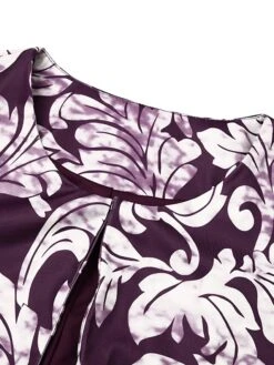 Women‘s Plus Size Curve Dress Set Print Crew Neck Long Sleeve Spring Fall Elegant Maxi Long Dress Formal Party Dress -Casual Print Dress Sales crlfzg1669284882638