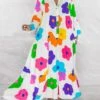 Women's Shirt Dress Casual Dress Swing Dress Maxi Long Dress Outdoor Daily Vacation Polyester Fashion Modern Split Neck Ruffle Print Long Sleeve Summer Spring Fall 2023 Loose Fit White Tie Dye Flower