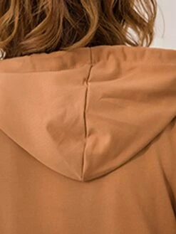 Women's Casual Dress Hoodie Dress Long Dress Maxi Dress Fashion Daily Outdoor Home Vacation Crew Neck Pocket Pure Color Pure Color Loose Fit Black Brown Army Green M L XL XXL -Casual Print Dress Sales csrbdn1693294407502