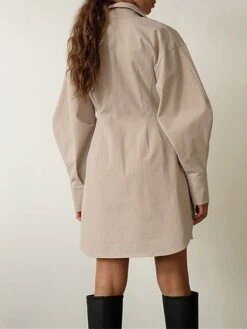 Women's Shirt Dress Casual Dress Mini Dress Outdoor Daily Date Polyester Fashion Basic Shirt Collar Button Long Sleeve Fall Winter 2023 Regular Fit Black White Brown Pure Color S M L 31 Women's Shirt Dress Casual Dress Mini Dress Outdoor Daily Date Polyester Fashion Basic Shirt Collar Button Long Sleeve Fall Winter 2023 Regular Fit Black White Brown Pure Color S M L -Casual Print Dress Sales cxrjfz1695644830702