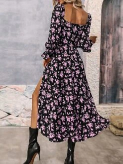 Women's Long Dress Maxi Dress Casual Dress Floral Dress Floral Casual Daily Holiday Vacation Split Print Long Sleeve Square Neck Dress Regular Fit White Blue Purple Summer Spring S M L XL 29 Women's Long Dress Maxi Dress Casual Dress Floral Dress Floral Casual Daily Holiday Vacation Split Print Long Sleeve Square Neck Dress Regular Fit White Blue Purple Summer Spring S M L XL -Casual Print Dress Sales dcdxxn1678435876683