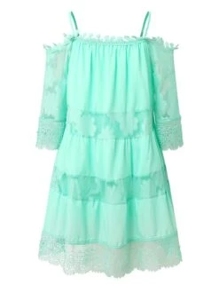 Women's Casual Dress Lace Dress Mini Dress Black Green Light Blue Half Sleeve Pure Color Lace Summer Spring Crew Neck Stylish Vacation Loose Fit 2023 S M L XL XXL 3XL 4XL 5XL 17 Women's Casual Dress Lace Dress Mini Dress Black Green Light Blue Half Sleeve Pure Color Lace Summer Spring Crew Neck Stylish Vacation Loose Fit 2023 S M L XL XXL 3XL 4XL 5XL -Casual Print Dress Sales devnrl1684141009046