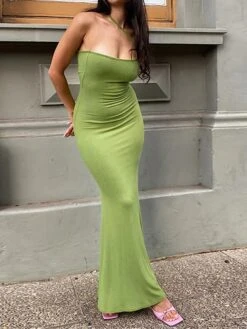 Women's Bodycon Semi Formal Dress Plain Dress Long Dress Maxi Dress Backless Party Holiday Date Fashion Sexy One Shoulder Sleeveless 2023 Regular Fit Black Green Color S M L Size 25 Women's Bodycon Semi Formal Dress Plain Dress Long Dress Maxi Dress Backless Party Holiday Date Fashion Sexy One Shoulder Sleeveless 2023 Regular Fit Black Green Color S M L Size -Casual Print Dress Sales dfzlad1694415025152