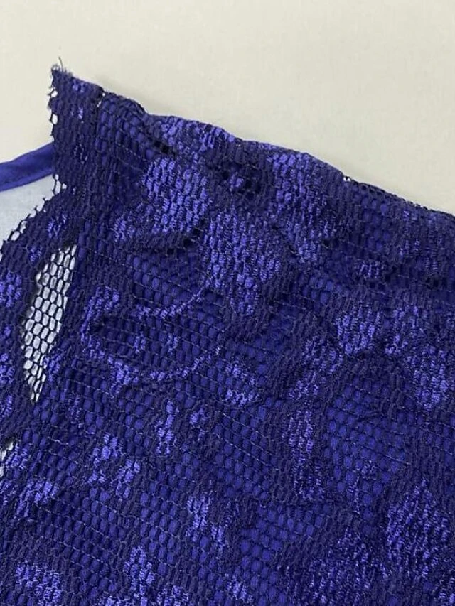 Women‘s Plus Size Curve Party Dress Floral V Neck Lace Half Sleeve Fall Spring Work Vintage Midi Dress Daily Vacation Dress Homecoming Dress Print 6 Women‘s Plus Size Curve Party Dress Floral V Neck Lace Half Sleeve Fall Spring Work Vintage Midi Dress Daily Vacation Dress Homecoming Dress Print - Image 6