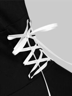 Women's Christmas Swing Dress Slip Dress Vintage Dress Midi Dress Green Black Wine Sleeveless Pure Color Backless Winter Fall Autumn Spaghetti Strap Fashion Daily Date 2022 S M L XL XXL 3XL -Casual Print Dress Sales dssxbo1667815070848