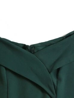 Women's Vintage Tea Dresses Homecoming Dress Cocktail Dress Mini Dress Black Wine Navy Blue Sleeveless Pure Color Backless Summer Spring Fall Off Shoulder 1950s Party Wedding Guest 2023 -Casual Print Dress Sales dtvtkc1650968931406