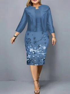 Women's Christmas Plus Size Curve Casual Dress Dress Set Two Piece Dress Floral Midi Dress Long Sleeve Print Crew Neck Fashion Outdoor Blue Purple Fall Winter L XL XXL 3XL 4XL 7 Women's Christmas Plus Size Curve Casual Dress Dress Set Two Piece Dress Floral Midi Dress Long Sleeve Print Crew Neck Fashion Outdoor Blue Purple Fall Winter L XL XXL 3XL 4XL -Casual Print Dress Sales dwqpxj1697170737559
