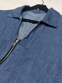 Women's Casual Dress Denim Shirt Dress Maxi Long Dress Denim Fashion Casual Outdoor Daily Vacation Shirt Collar Zipper Pocket Short Sleeve Summer Spring 2023 Loose Fit Blue Plain S M L XL 2XL 12 Women's Casual Dress Denim Shirt Dress Maxi Long Dress Denim Fashion Casual Outdoor Daily Vacation Shirt Collar Zipper Pocket Short Sleeve Summer Spring 2023 Loose Fit Blue Plain S M L XL 2XL -Casual Print Dress Sales ecnttj1677654810373