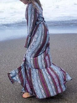 Women's Long Dress Maxi Dress Casual Dress A Line Dress Boho Dress Floral Fashion Bohemian Daily Holiday Vacation Ruffle Asymmetric Long Sleeve V Neck Dress Loose Fit Purple Spring Summer S M L XL 6 Women's Long Dress Maxi Dress Casual Dress A Line Dress Boho Dress Floral Fashion Bohemian Daily Holiday Vacation Ruffle Asymmetric Long Sleeve V Neck Dress Loose Fit Purple Spring Summer S M L XL -Casual Print Dress Sales ecrbzv1673507520119