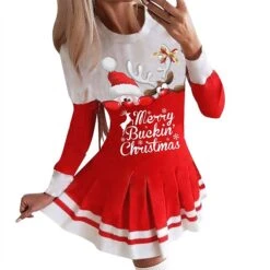Women's Christmas Swing Dress Blue Red Black Long Sleeve Letter Santa Claus Elk Pleated Print Winter Fall Crew Neck Stylish Romantic Fall Dress Loose Fit 2022 S M L XL XXL / Winter Dress 13 Women's Christmas Swing Dress Blue Red Black Long Sleeve Letter Santa Claus Elk Pleated Print Winter Fall Crew Neck Stylish Romantic Fall Dress Loose Fit 2022 S M L XL XXL / Winter Dress -Casual Print Dress Sales egdtoe1665745381845