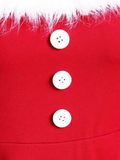 Women‘s Christmas Retro Elegant Vintage Dress Midi Dress Party Patchwork Button Plain Square Neck Long Sleeve Regular Fit Fall Winter 2023 Red S M L XL 13 Women‘s Christmas Retro Elegant Vintage Dress Midi Dress Party Patchwork Button Plain Square Neck Long Sleeve Regular Fit Fall Winter 2023 Red S M L XL -Casual Print Dress Sales ekeauv1694497707900