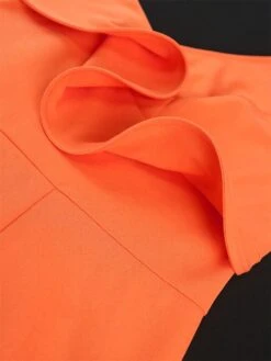 Women's Plus Size Curve Party Dress Bodycon Sheath Dress Plain Midi Dress Sleeveless Ruffle V Neck Fashion Party Orange Spring Fall XL XXL 3XL 4XL 26 Women's Plus Size Curve Party Dress Bodycon Sheath Dress Plain Midi Dress Sleeveless Ruffle V Neck Fashion Party Orange Spring Fall XL XXL 3XL 4XL -Casual Print Dress Sales eouuwg1694165781924