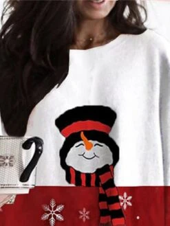Women‘s Plus Size Christmas Dress Casual Dress Snowman Long Sleeve Winter Fall Casual Festival Mini Dress Going Out Dress 5 Women‘s Plus Size Christmas Dress Casual Dress Snowman Long Sleeve Winter Fall Casual Festival Mini Dress Going Out Dress -Casual Print Dress Sales epyvam1667812004455