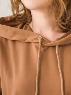 Women's Casual Dress Hoodie Dress Long Dress Maxi Dress Fashion Daily Outdoor Home Vacation Crew Neck Pocket Pure Color Pure Color Loose Fit Black Brown Army Green M L XL XXL -Casual Print Dress Sales esgntx1693294410089
