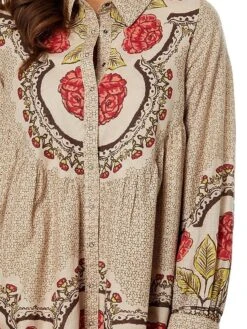 Women's Shirt Dress Casual Dress Mini Dress Outdoor Daily Vacation Polyester Vintage Retro Shirt Collar Button Print Long Sleeve Spring Fall 2023 Loose Fit Apricot Floral S M L XL 2XL 6 Women's Shirt Dress Casual Dress Mini Dress Outdoor Daily Vacation Polyester Vintage Retro Shirt Collar Button Print Long Sleeve Spring Fall 2023 Loose Fit Apricot Floral S M L XL 2XL -Casual Print Dress Sales farvvt1692613966689