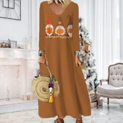 Women's Christmas Casual Dress Shift DressMaxi Long Dress Purple Wine Red Brown White Long Sleeve Plaid Santa Claus Elk Print Fall Winter V Neck Vacation Casual 2022 S M L XL XXL 3XL 4XL 5XL 6XL 24 Women's Christmas Casual Dress Shift DressMaxi Long Dress Purple Wine Red Brown White Long Sleeve Plaid Santa Claus Elk Print Fall Winter V Neck Vacation Casual 2022 S M L XL XXL 3XL 4XL 5XL 6XL -Casual Print Dress Sales fefueb1668238360944