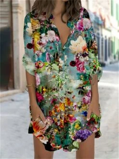 Casual Print Dress Sales -Casual Print Dress Sales fhnjkc1680164467626