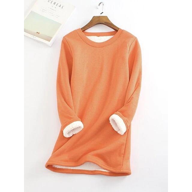 Women's Casual Dress Sweatshirt Dress Winter Dress Mini Dress Teddy Fleece Home Daily Going Out Basic Casual Crew Neck Long Sleeve Regular Fit Wine Red Big Red Black Color S M L XL XXL Size 16 Women's Casual Dress Sweatshirt Dress Winter Dress Mini Dress Teddy Fleece Home Daily Going Out Basic Casual Crew Neck Long Sleeve Regular Fit Wine Red Big Red Black Color S M L XL XXL Size - Image 16