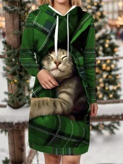 Women's Christmas Dress Hoodie Dress Mini Dress Warm Fashion Outdoor Christmas Holiday Hoodie Print Animal Geometric Loose Fit Wine Navy Blue Blue S M L XL XXL 9 Women's Christmas Dress Hoodie Dress Mini Dress Warm Fashion Outdoor Christmas Holiday Hoodie Print Animal Geometric Loose Fit Wine Navy Blue Blue S M L XL XXL -Casual Print Dress Sales ftdbff1697542946921