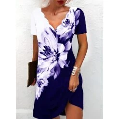 Women's Casual Dress Shift Dress Floral Dress Mini Dress Black And White Black White Short Sleeve Floral Print Summer Spring Scalloped Neck Fashion Vacation 2023 S M L XL XXL 3XL 24 Women's Casual Dress Shift Dress Floral Dress Mini Dress Black And White Black White Short Sleeve Floral Print Summer Spring Scalloped Neck Fashion Vacation 2023 S M L XL XXL 3XL -Casual Print Dress Sales gbfaie1690784227224