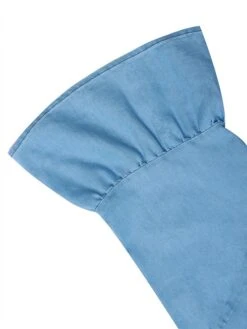 Women's Denim Dress Casual Dress Denim Shirt Dress Midi Dress Denim Casual Outdoor Daily Vacation V Neck Button Half Sleeve Summer Spring Fall 2023 Loose Fit Light Blue Pure Color S M L XL XXL -Casual Print Dress Sales ghelkl1683611704704