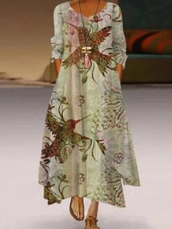 Women's Casual Dress Swing Dress Long Dress Maxi Dress Black White Yellow Long Sleeve Animal Button Summer Spring Crew Neck Casual Winter Dress Fall Dress Loose Fit 2023 S M L XL XXL 3XL 4XL 5XL 21 Women's Casual Dress Swing Dress Long Dress Maxi Dress Black White Yellow Long Sleeve Animal Button Summer Spring Crew Neck Casual Winter Dress Fall Dress Loose Fit 2023 S M L XL XXL 3XL 4XL 5XL -Casual Print Dress Sales gjwxwt1645004396242