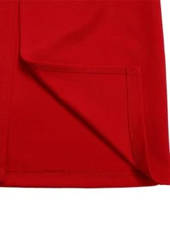 Women‘s Plus Size Curve Work Dress Bodycon Sheath Dress Solid Color Midi Dress Long Sleeve Crew Neck Fashion Outdoor White Red Fall Spring L XL XXL 3XL -Casual Print Dress Sales gtpvjo1676871092600