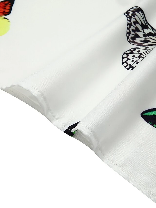 Women's Shift Dress Swing Dress Long Dress Maxi Dress Green Blue Grey White Black Long Sleeve Feather Butterfly Pocket Print Summer Spring V Neck Stylish Casual Dress 2023 S M L XL XXL XXXL 4XL 5XL 14 Women's Shift Dress Swing Dress Long Dress Maxi Dress Green Blue Grey White Black Long Sleeve Feather Butterfly Pocket Print Summer Spring V Neck Stylish Casual Dress 2023 S M L XL XXL XXXL 4XL 5XL - Image 14