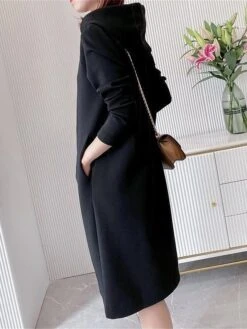 Women's Casual Dress Hoodie Dress Midi Dress Active Daily Outdoor Going Out Weekend Hoodie Pocket Solid Color Loose Fit Black Pink Green M L XL XXL 3XL 11 Women's Casual Dress Hoodie Dress Midi Dress Active Daily Outdoor Going Out Weekend Hoodie Pocket Solid Color Loose Fit Black Pink Green M L XL XXL 3XL -Casual Print Dress Sales hgqfgk1694427875113