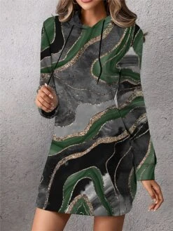 Women's Casual Dress Print Dress Spring Dress Ombre Marble Print Pocket Print Hooded Mini Dress Fashion Streetwear Outdoor Daily Long Sleeve Loose Fit Blue Brown Green Spring Fall S M L XL XXL 5 Women's Casual Dress Print Dress Spring Dress Ombre Marble Print Pocket Print Hooded Mini Dress Fashion Streetwear Outdoor Daily Long Sleeve Loose Fit Blue Brown Green Spring Fall S M L XL XXL -Casual Print Dress Sales hjgoyw1692326855615