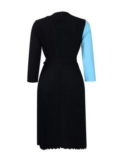 Women's Shirt Dress Casual Dress Midi Dress Outdoor Daily Date Polyester Fashion Casual Shirt Collar Lace Up Pleated 3/4 Length Sleeve Spring Fall Winter 2023 Regular Fit Yellow Red Blue Color Block 22 Women's Shirt Dress Casual Dress Midi Dress Outdoor Daily Date Polyester Fashion Casual Shirt Collar Lace Up Pleated 3/4 Length Sleeve Spring Fall Winter 2023 Regular Fit Yellow Red Blue Color Block -Casual Print Dress Sales hkuedz1695027663861