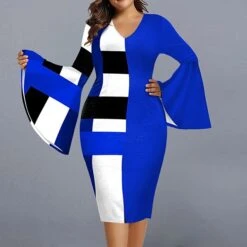 Women‘s Plus Size Curve Party Dress Geometry V Neck Split Long Sleeve Fall Winter Casual Prom Dress Knee Length Dress Casual Daily DressPrint 8 Women‘s Plus Size Curve Party Dress Geometry V Neck Split Long Sleeve Fall Winter Casual Prom Dress Knee Length Dress Casual Daily DressPrint -Casual Print Dress Sales hnbxzo1642500143125