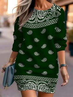 Women's Casual Dress Sweatshirt Dress Mini Dress Warm Fashion Outdoor Vacation Going Out Crew Neck Print Floral Print Loose Fit Black Burgundy Royal Blue S M L XL XXL 10 Women's Casual Dress Sweatshirt Dress Mini Dress Warm Fashion Outdoor Vacation Going Out Crew Neck Print Floral Print Loose Fit Black Burgundy Royal Blue S M L XL XXL -Casual Print Dress Sales hpbtwp1694596721517