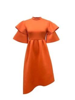 Women‘s Plus Size Curve Party Dress Solid Color Crew Neck Half Sleeve Spring Fall Elegant Modern Maxi Long Dress Formal Party Dress 34 Women‘s Plus Size Curve Party Dress Solid Color Crew Neck Half Sleeve Spring Fall Elegant Modern Maxi Long Dress Formal Party Dress -Casual Print Dress Sales iaqmir1669704985498