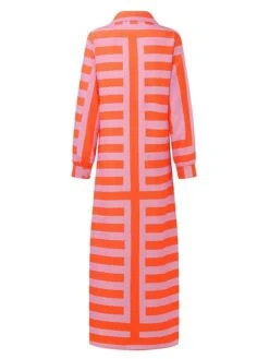 Women's Shirt Dress Bodycon Wrap Dress Maxi Long Dress Outdoor Daily Polyester Fashion Boho Shirt Collar Ruched Split Long Sleeve Summer Fall Spring 2023 Regular Fit Purple Orange Green -Casual Print Dress Sales ifquvb1678342713510