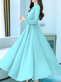 Women's Long Dress Maxi Dress Casual Dress Chiffon Dress Black Dress Plain Streetwear Casual Outdoor Daily Holiday Lace Up Ruched Long Sleeve Crew Neck Dress Regular Fit Black Pink Red Summer Spring 25 Women's Long Dress Maxi Dress Casual Dress Chiffon Dress Black Dress Plain Streetwear Casual Outdoor Daily Holiday Lace Up Ruched Long Sleeve Crew Neck Dress Regular Fit Black Pink Red Summer Spring -Casual Print Dress Sales imgtwr1678270466781